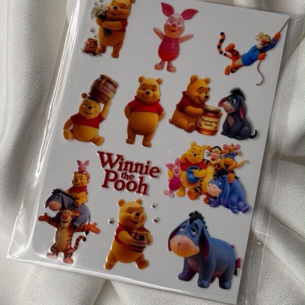 Winnie Pooh (استكرات UV DTF)